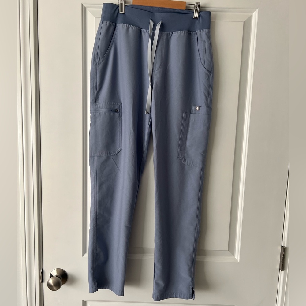 Women's Vapor Blue Space Dye Yola™ High Waisted 2.0 - Skinny Scrub Pants